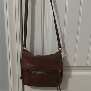 Brown Leather Crossbody Bag